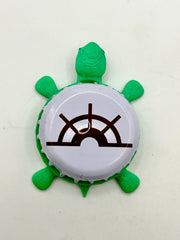 Rivertown Brewing (Logo Only) - Bottle Cap Magnet Turtle Shell Shocked Art