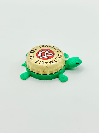Trappist Westmalle Tripel - Bottle Cap Magnet Turtle Shell Shocked Art