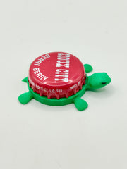 Sioux City Berry Berry Soda - Bottle Cap Magnet Turtle Shell Shocked Art