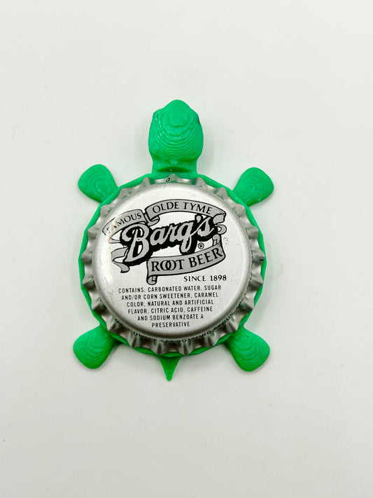 Barq’s Root Beer - Bottle Cap Magnet Turtle