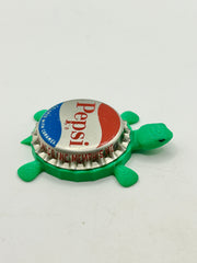 Pepsi (Vintage) - Bottle Cap Magnet Turtle Shell Shocked Art