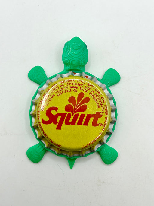 Squirt Soda (Design 2) - Bottle Cap Magnet Turtle Shell Shocked Art