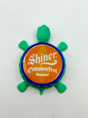 Shiner Oktoberfest (Modern) - Bottle Cap Magnet Turtle Shell Shocked Art