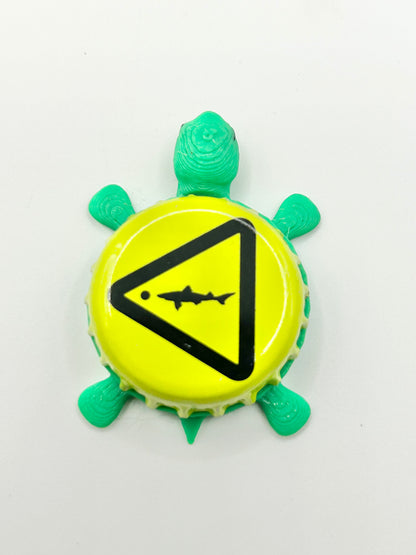 Dogfish (120 Minute) - Bottle Cap Magnet Turtle Shell Shocked Art