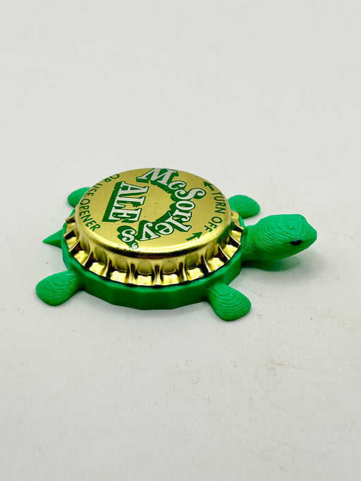 McSorley’s Ale (Vintage) - Bottle Cap Magnet Turtle Shell Shocked Art