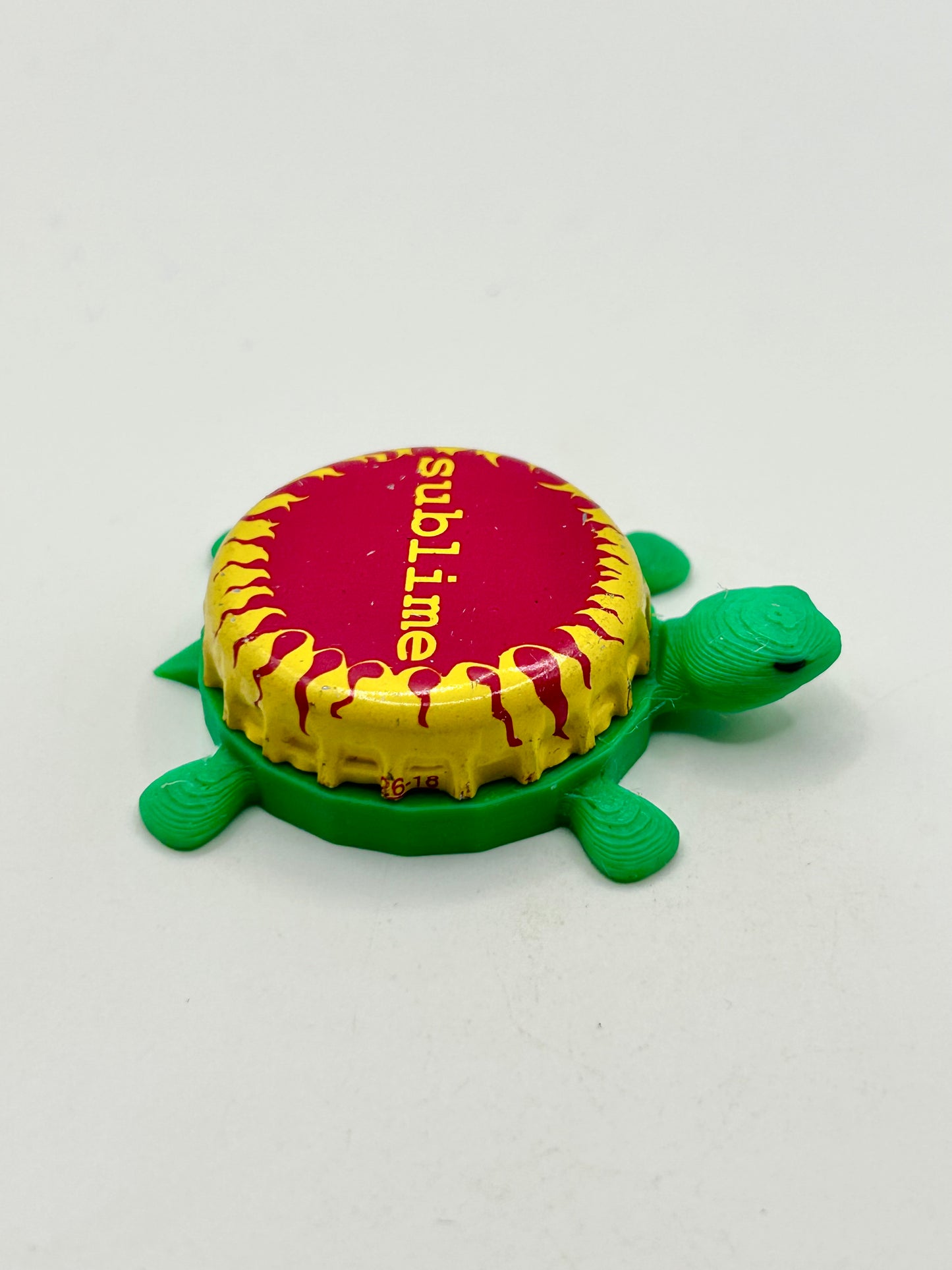 Sublime Brewing - Bottle Cap Magnet Turtle