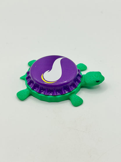 Minnesota Vikings Horn - Bottle Cap Magnet Turtle Shell Shocked Art