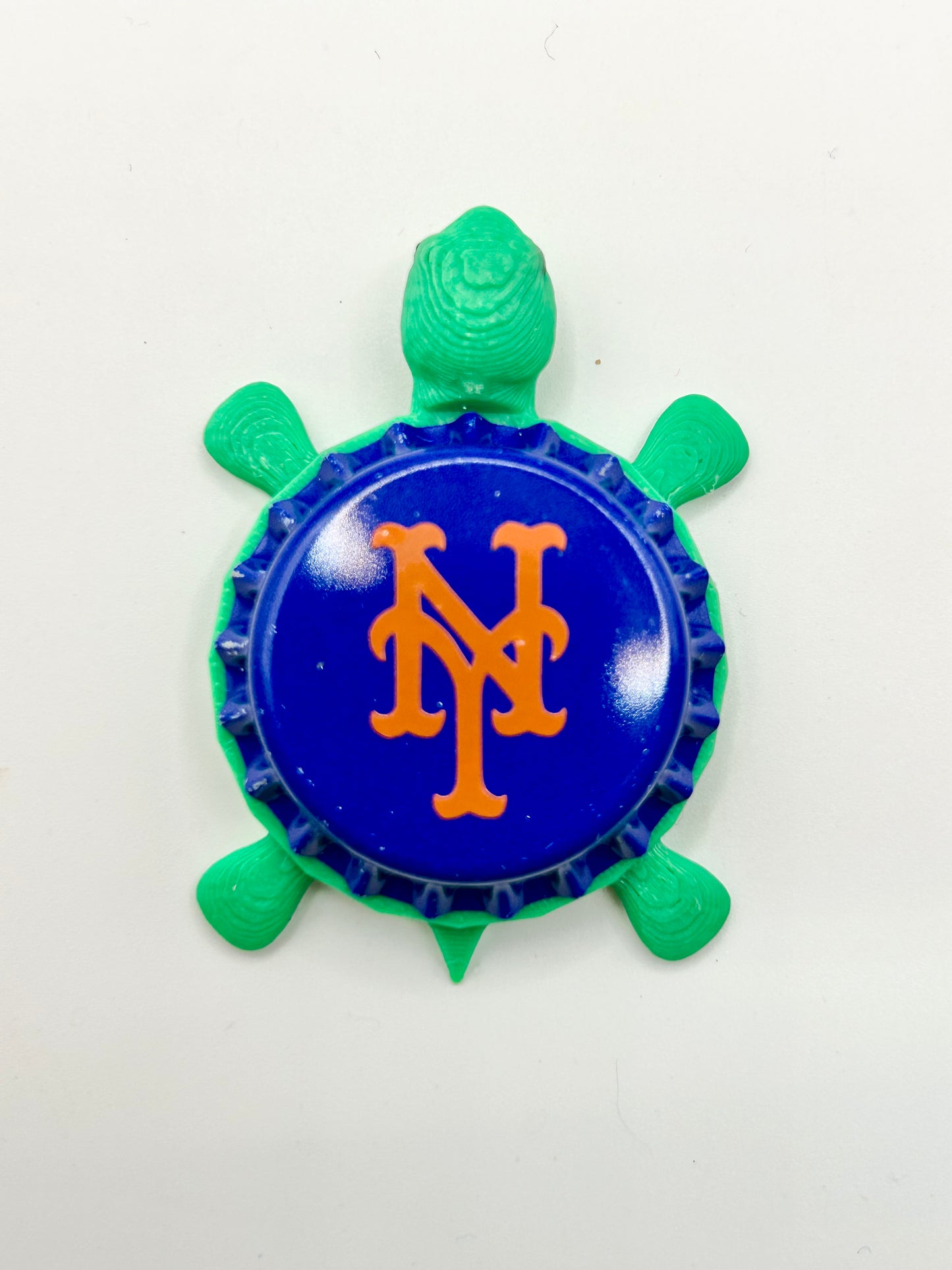 New York Mets - Bottle Cap Magnet Turtle