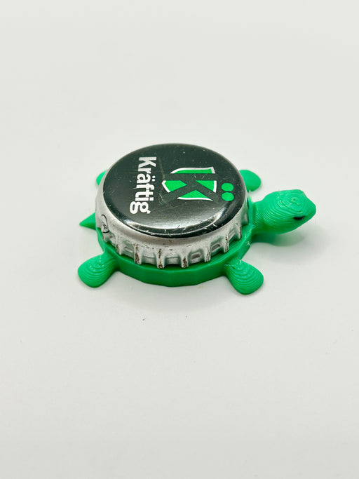 Kraftig - Bottle Cap Magnet Turtle Shell Shocked Art