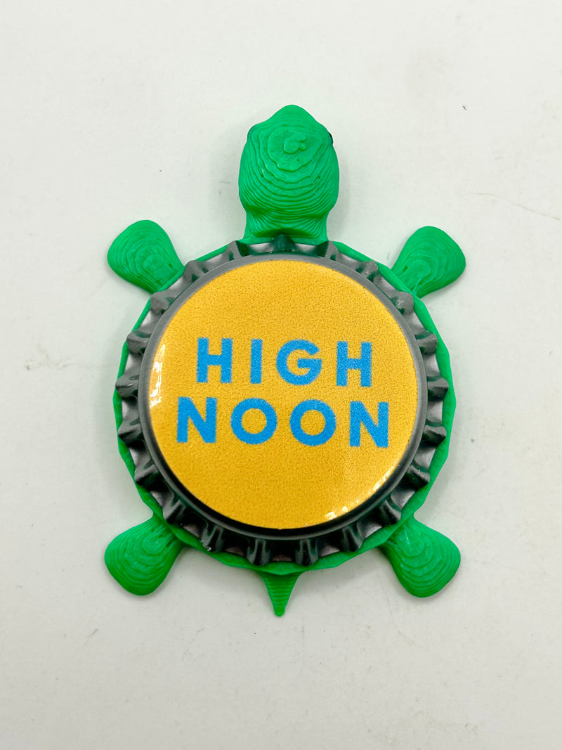 High Noon Seltzer - Bottle Cap Magnet Turtle