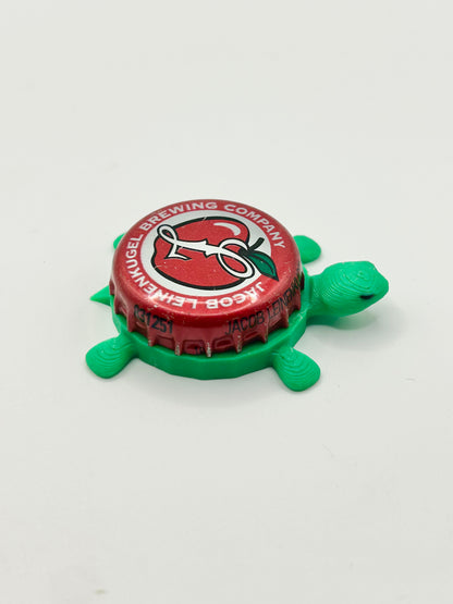 Leinenkugel's Red (Apple) - Bottle Cap Magnet Turtle Shell Shocked Art