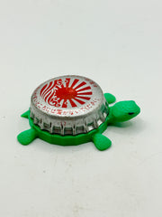 Upper Hand Brewing - Bottle Cap Magnet Turtle Shell Shocked Art