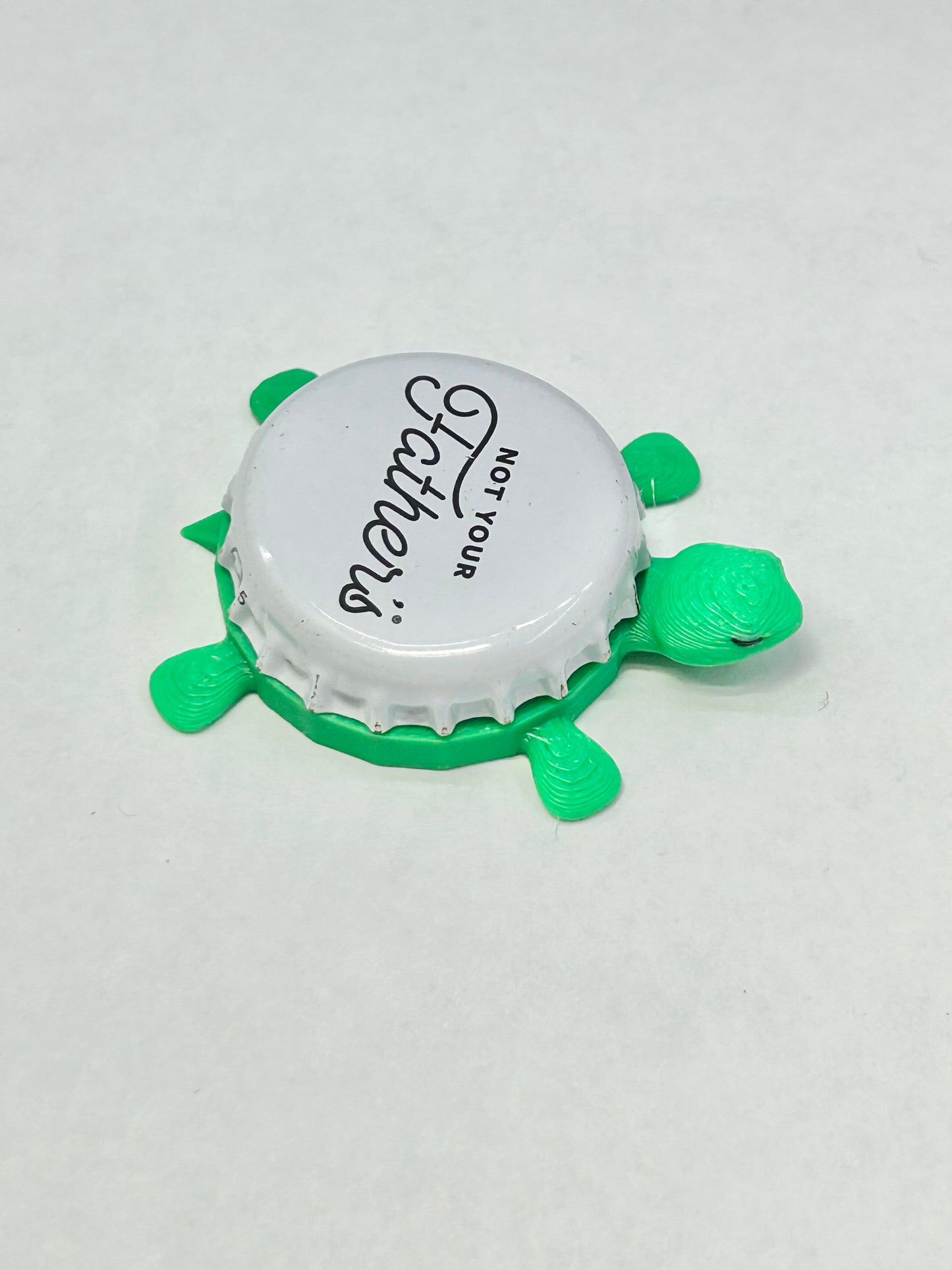 Not Your Father’s Root Beer - Bottle Cap Magnet Turtle