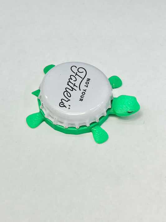 Not Your Father’s Root Beer - Bottle Cap Magnet Turtle