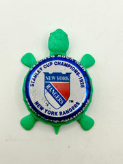 New York Rangers Stanley Cup Champions (1928) - Bottle Cap Magnet Turtle Shell Shocked Art
