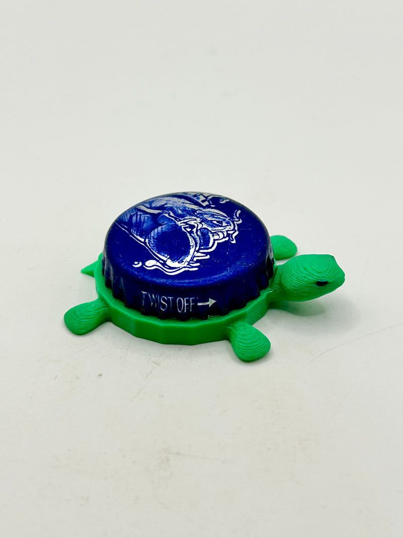 Wild Blue - Blueberry Lager - Blue Dawg Brewing - Bottle Cap Magnet Turtle Shell Shocked Art