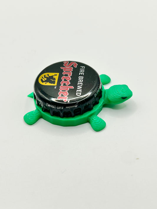 Sprecher Fire Brewed - Bottle Cap Magnet Turtle