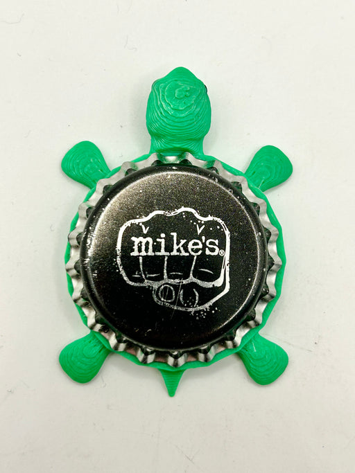 Mikes Hard Lemonade (Fist) - Bottle Cap Magnet Turtle Shell Shocked Art