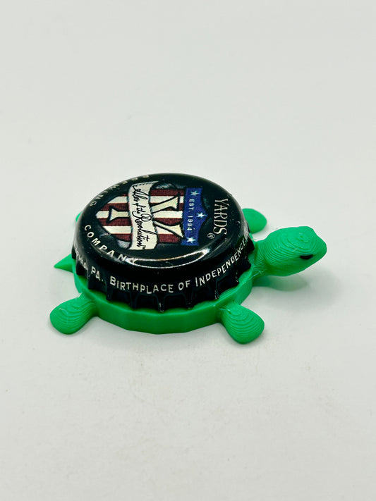 Yards Brewing (Ales of the Revolution) - Bottle Cap Magnet Turtle