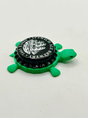 Ipswich Brewing (Ship) - Bottle Cap Magnet Turtle Shell Shocked Art