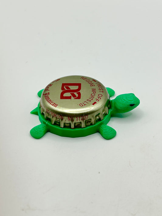 DG Jamaican Soda - Bottle Cap Magnet Turtle