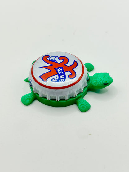 Acme - Bottle Cap Magnet Turtle Shell Shocked Art