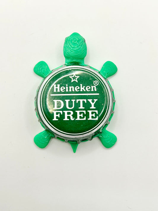 Heineken Duty Free - Bottle Cap Magnet Turtle