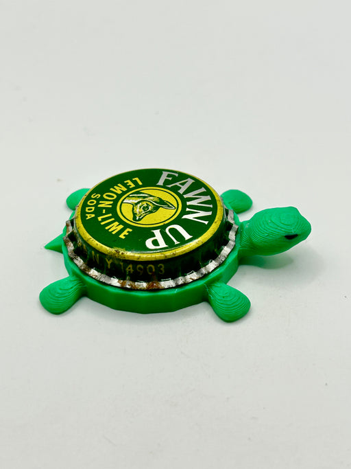 Fawn Up Lemon Lime Soda (Vintage) - Bottle Cap Magnet Turtle Shell Shocked Art