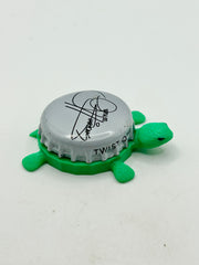 Gene Simmons Money Bag Soda - Bottle Cap Magnet Turtle Shell Shocked Art