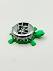 Russian River Brewing - Bottle Cap Magnet Turtle Shell Shocked Art