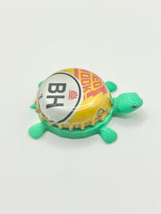 Red Hook Yellow (BH Ben Harris) - Bottle Cap Magnet Turtle Shell Shocked Art