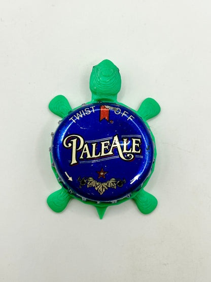 Michelob Pale Ale - Bottle Cap Magnet Turtle Shell Shocked Art
