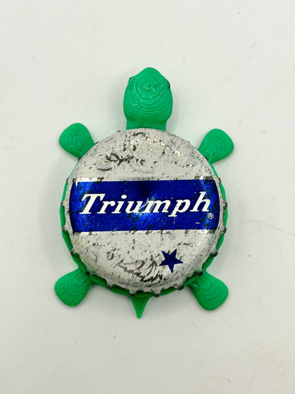 Storz Triumph Beer (Vintage) - Bottle Cap Magnet Turtle Shell Shocked Art