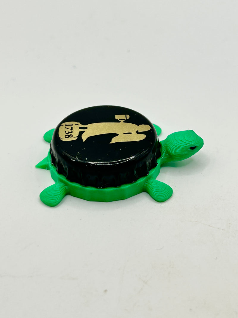 Engel Brewery - Bottle Cap Magnet Turtle Shell Shocked Art