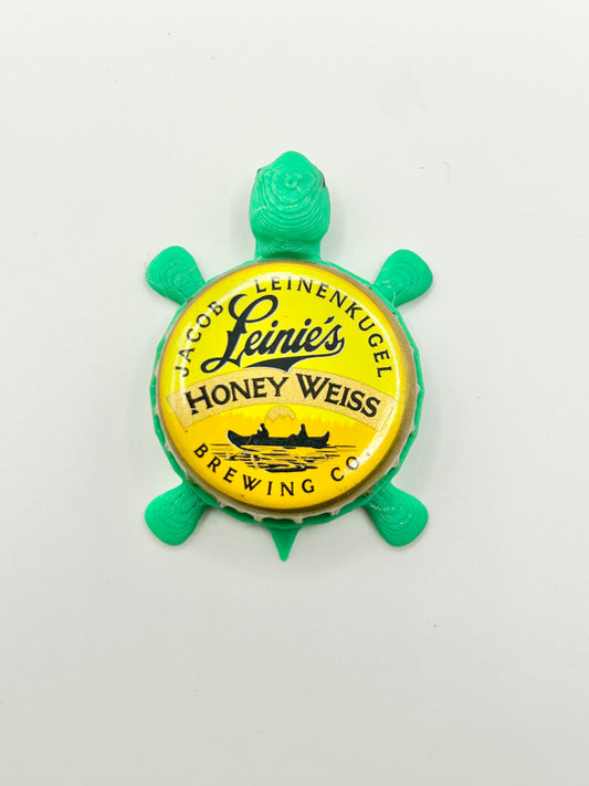 Leinenkugel's Honey Weiss - Bottle Cap Magnet Turtle