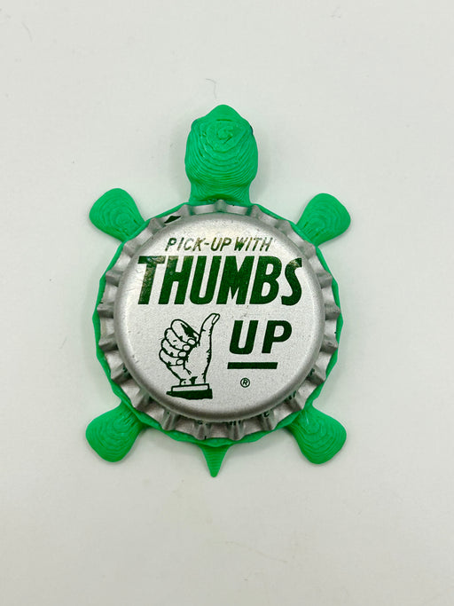 Thumbs Up Soda (Vintage) - Bottle Cap Magnet Turtle Shell Shocked Art