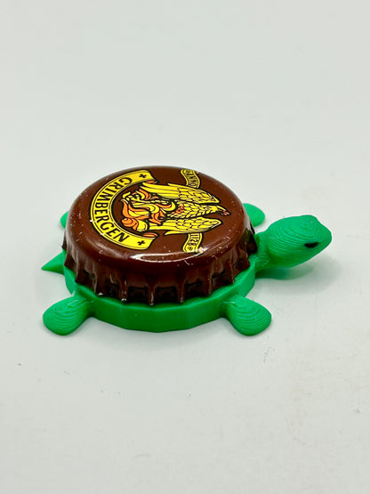 Grimbergen Phoenix (Vintage) - Bottle Cap Magnet Turtle Shell Shocked Art