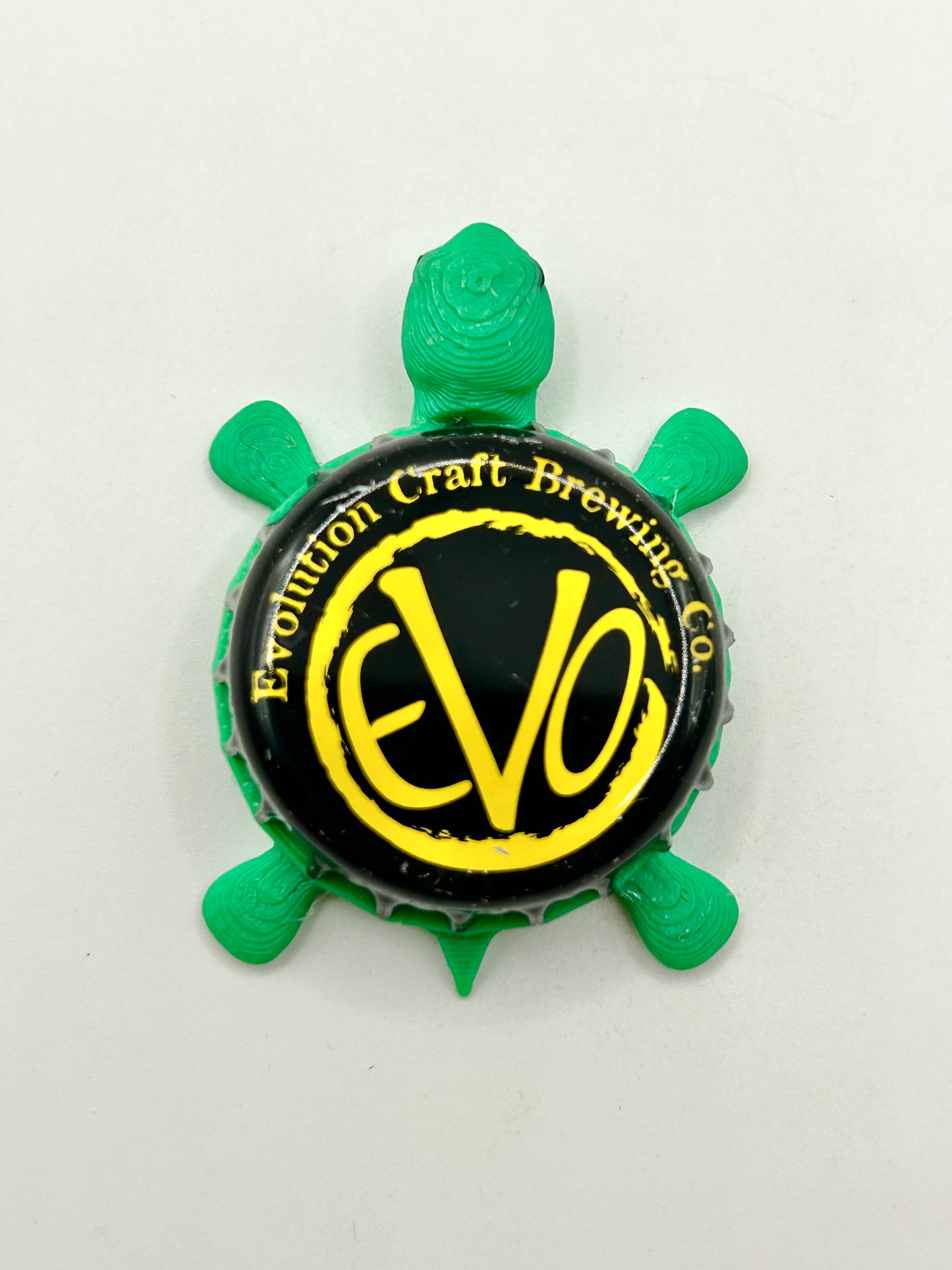 Evolution Craft Brewing - Bottle Cap Magnet Turtle
