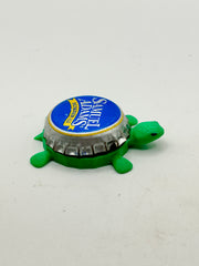 Sam Adams Summer Ale (Light Blue) - Bottle Cap Magnet Turtle Shell Shocked Art