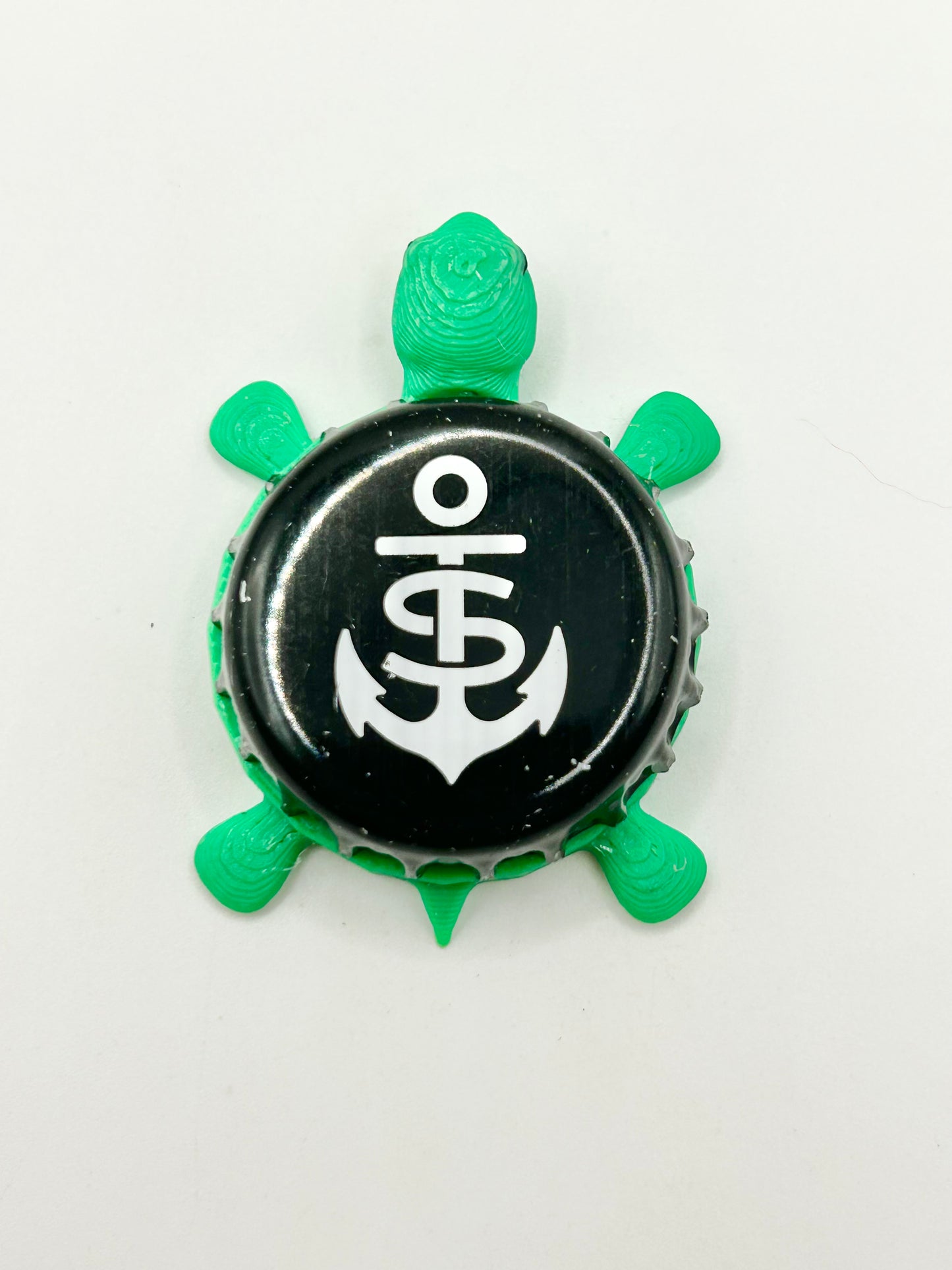 Scuttlebutt Brewing - Bottle Cap Magnet Turtle