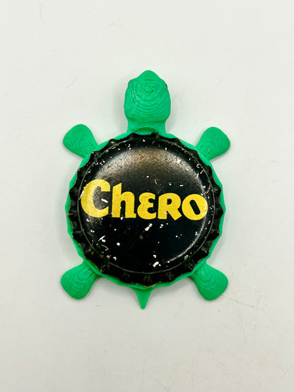 Chero Cola (Vintage) - Bottle Cap Magnet Turtle Shell Shocked Art