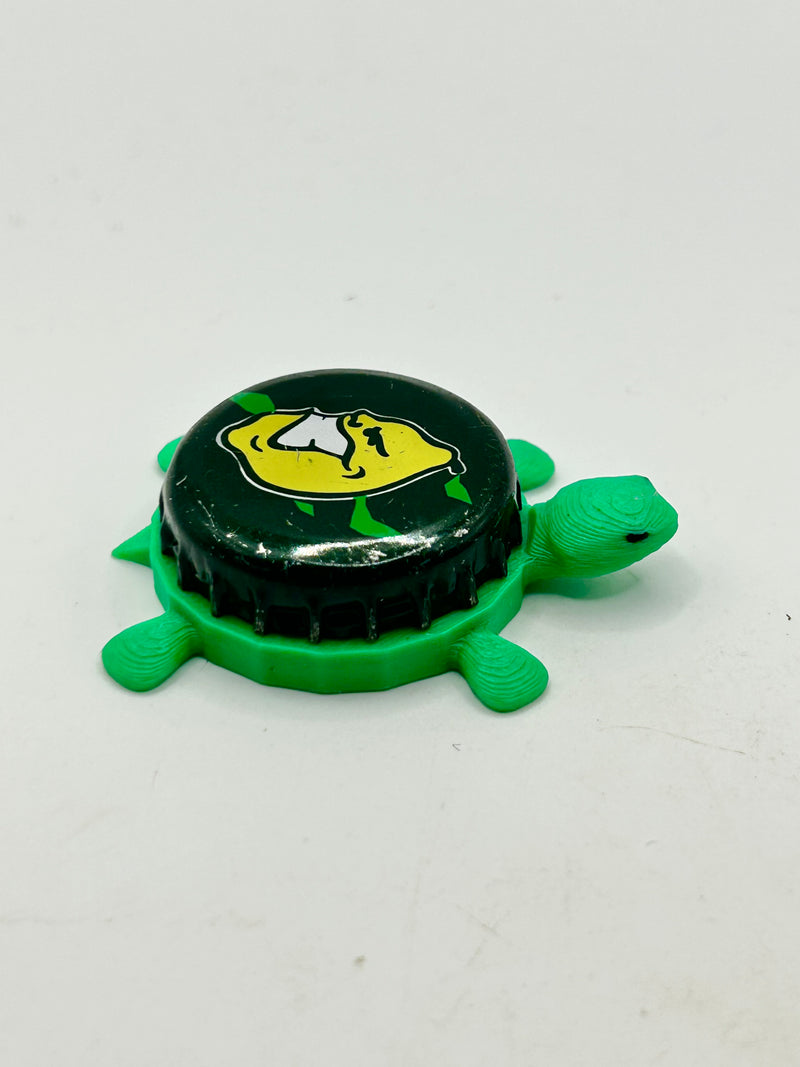 Hooper’s Hooch (Lemon) - Bottle Cap Magnet Turtle Shell Shocked Art