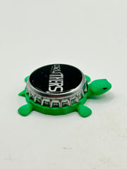 Druthers Brewing - Bottle Cap Magnet Turtle Shell Shocked Art