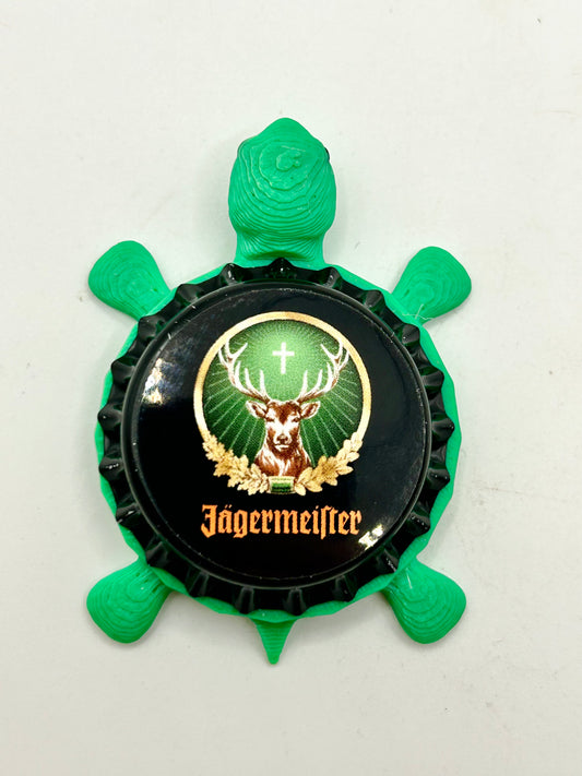 Jagermeister - Bottle Cap Magnet Turtle