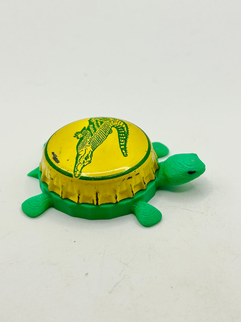 Ngok Beer (Congo Brewing) - Bottle Cap Magnet Turtle Shell Shocked Art