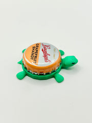 Leinenkugel's Grapefruit Shandy - Bottle Cap Magnet Turtle Shell Shocked Art