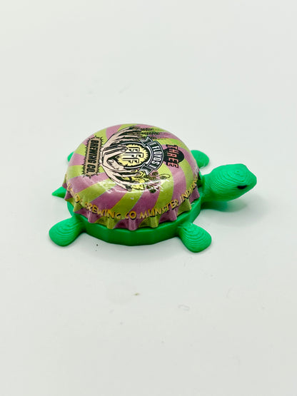 Three Floyds Brewing - Bottle Cap Magnet Turtle Shell Shocked Art
