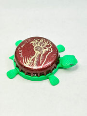Lionshead Brewery - Bottle Cap Magnet Turtle Shell Shocked Art