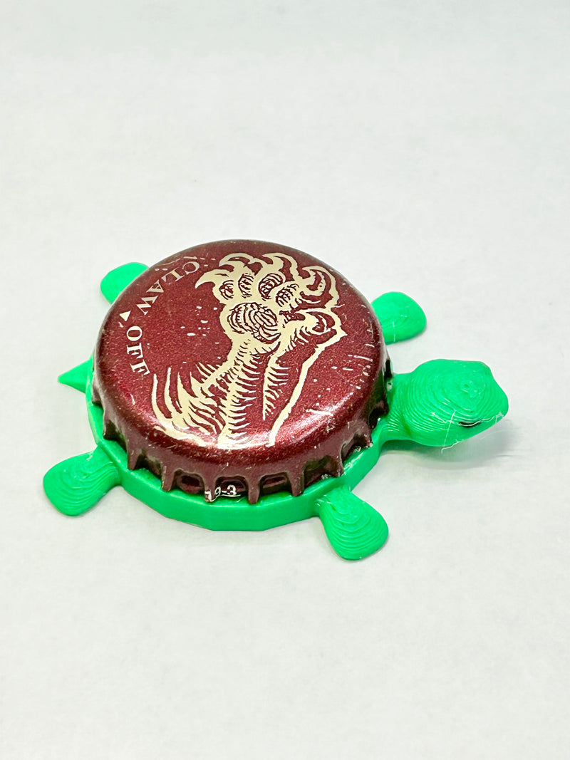 Lionshead Brewery - Bottle Cap Magnet Turtle Shell Shocked Art