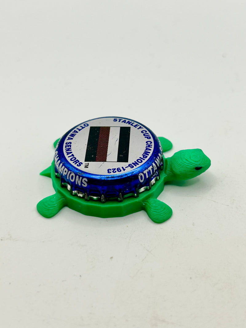 Ottawa Senators Stanley Cup Champions (1923) - Bottle Cap Magnet Turtle Shell Shocked Art